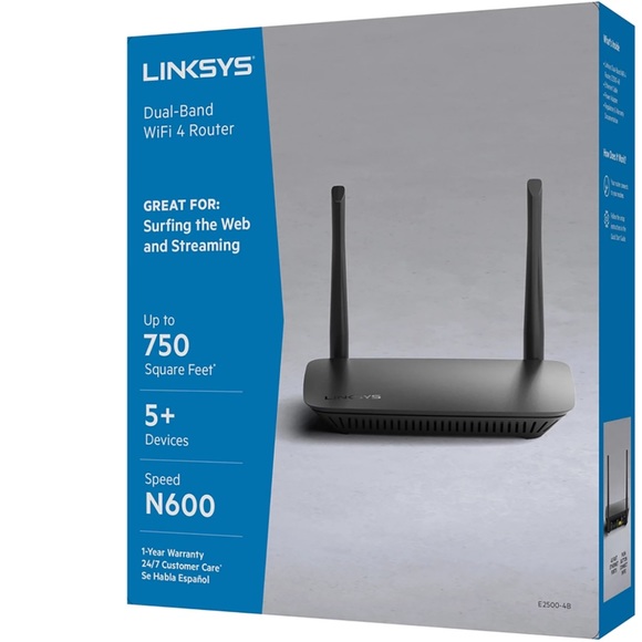 Linksys Dual Band WiFi 4 Router with Easy Setup 🛠️🏡 - Picture 4 of 5